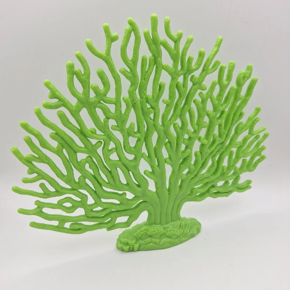 Artificial‎ Plastic Green Coral Aquarium Plant Fish Tank Ornament Decoration